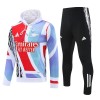 Arsenal Hoodie Training Huppari 2024-25 Valkoinen - Miesten